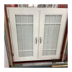 Aluminium glass casement windows based on anti-scratch italian skin feel wood grain color india villa windows on China WDMA