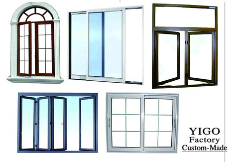 Aluminium glass window and wall on China WDMA