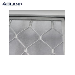 Aluminium glaze panel sliding glass door with mesh external doors with screen on China WDMA