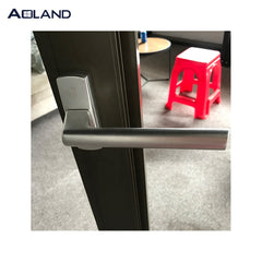 Aluminium hurricane impact bi-folding entyry doors with fluorocarbon coating on China WDMA