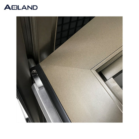 Aluminium hurricane impact bi-folding entyry doors with fluorocarbon coating on China WDMA