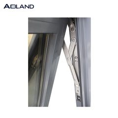 Aluminium light grey chain winder awning window high performance system design