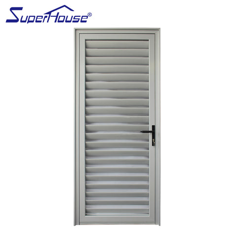 Aluminium louvered doors interior swinging shutter doors on China WDMA