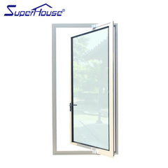 Aluminium pivot doors double glazed door on China WDMA