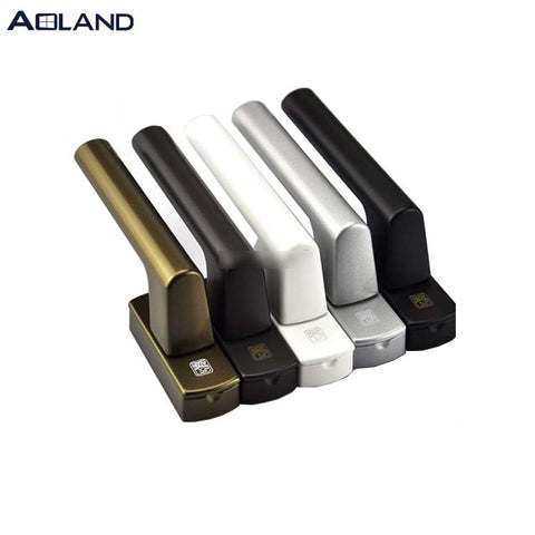 Aluminium wooden color top arched casement windows good quality with tempered glass on China WDMA