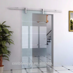 Aluminum 1 Rail Wall Mount Interior Sliding Closet Door Aluminum Barn Door Round Track Kit on China WDMA