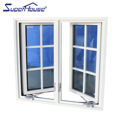 Aluminum Alloy Frame Material and Swing Open Style thermal break casement window on China WDMA