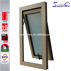 Aluminum Alloy Frame Top Hung Casement Opening outwards Window on China WDMA