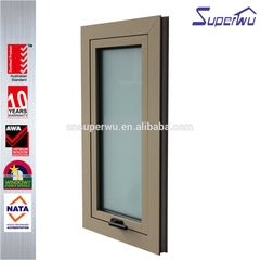 Aluminum Alloy Frame Top Hung Casement Opening outwards Window on China WDMA