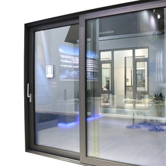 Aluminum Door And Windows Supplier Balcony Aluminum Sliding Glass Entrance Door Price on China WDMA