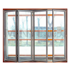 Aluminum Folding Sliding Door Design/ Aluminum folding door /aluminum door price on China WDMA