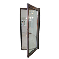 Aluminum Frame Casement Glass Door For Home and Office on China WDMA