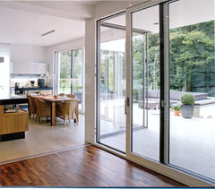 Aluminum Frame Tempered Glass Sliding Patio door on China WDMA