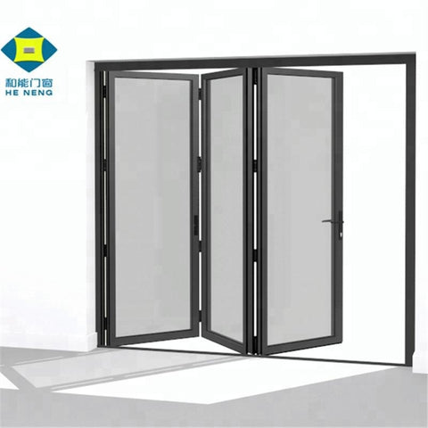 Aluminum Pleated Mesh Folding Mosquito Screen Door on China WDMA