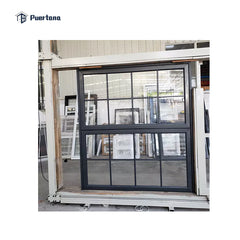 Aluminum Storefront Electric Vertical Sliding Bi-folding Up Windows And Doors on China WDMA