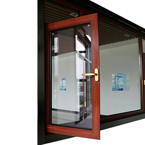 Aluminum alloy double casement sash hollow glass window price philippines on China WDMA