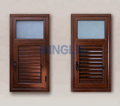 Aluminum bathroom ventilation louver window on China WDMA