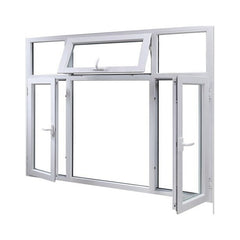 Aluminum casement frame commercial grade manufacturer window sash price size UB90353 on China WDMA