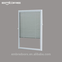 Aluminum cheap residential windows with blind inside double glass window on China WDMA