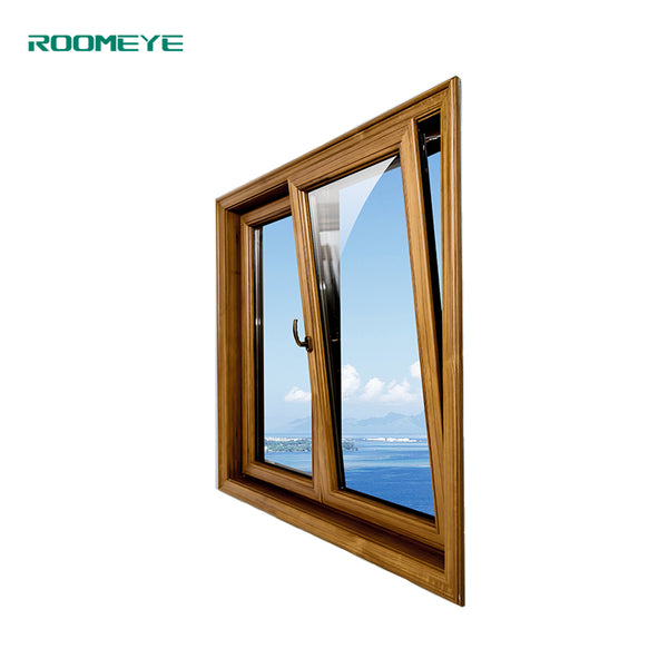 Aluminum clad wood windows outward opening windows