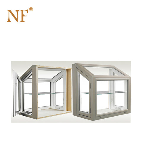 Aluminum frame fixed bow bay window with lock glass price on China WDMA