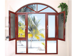 Aluminum frame inward opening glass swing aluminium casement window on China WDMA