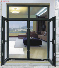 Aluminum frame inward opening glass swing aluminium casement window on China WDMA