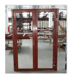 Aluminum french windows and door casement window for house installation with single/double glazed on China WDMA