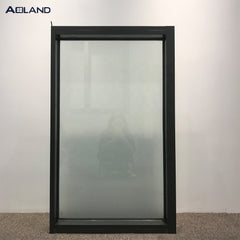 Aluminum frosted glass fixed windows and doors manufacturer on China WDMA