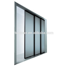 Aluminum profile single double glazed sliding windows on China WDMA