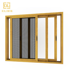 Aluminum profile window project supplier hurricane impact sound proof sliding wooden designs windows in pakistan houses on China WDMA