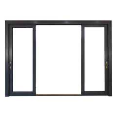 Aluminum sliding garage glass door / aluminum shop storefront door on China WDMA