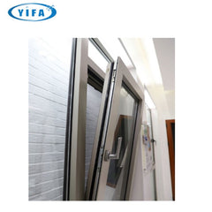 Aluminum tilt and turn window with inbuilt blinds on China WDMA