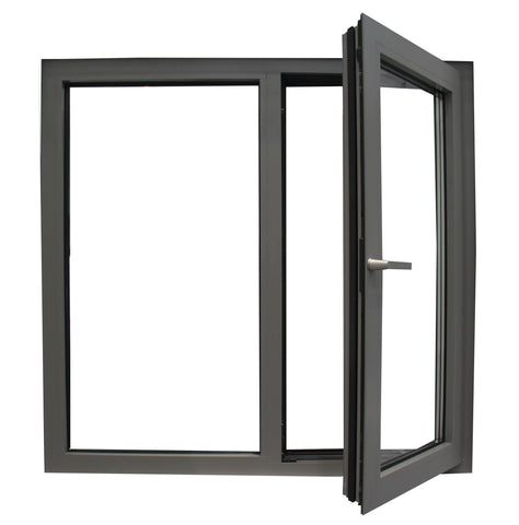 Aluminum tilt and turn windows casement window with screens on China WDMA