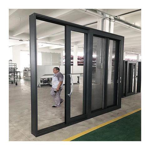 Aluminum tinted glass sliding patio window wholesale on China WDMA