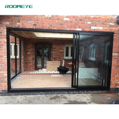 Aluminum triple panel sliding door on China WDMA