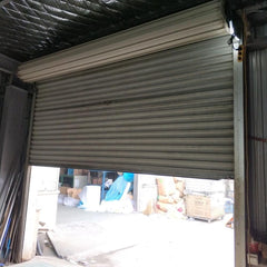 Aluminum wind resistant good quality bullet proof vertical rolling shutter garage door on China WDMA