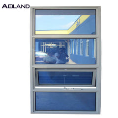 Aluminum window awning window design double glass on China WDMA