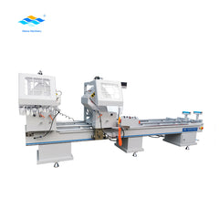 Aluminum window doors ,Double head Mitre Saw cutting machine for aluminum window fabrication on China WDMA