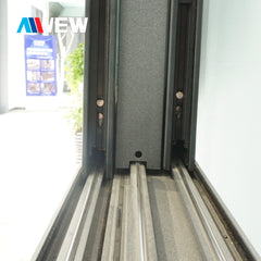 Alwew new design smart/automatic/electric sliding aluminium windows and doors/aluminum double glazed windows and doors on China WDMA