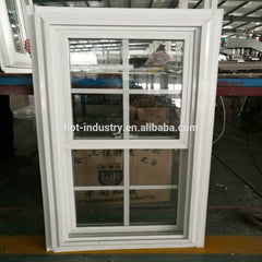 American Style J-Channel Pvc Double Hung Windows Factory Price Upvc Window Design on China WDMA