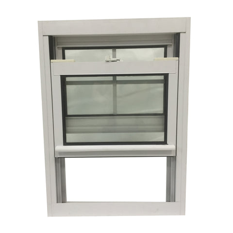 American Type PVC Double Hung Sash lift Up Vertical Sliding Window on China WDMA
