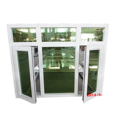 American standards high quality hurricane impact double laminated glazed french casement windows for sale on China WDMA