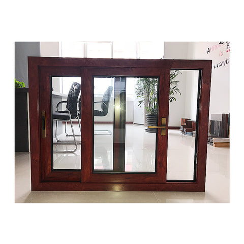 American style large size fixed office window design aluminium fix glass panel on China WDMA