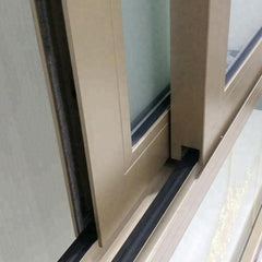 Anodized bronze aluminium window frame and glass on China WDMA