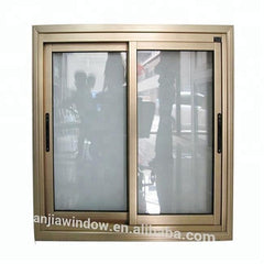 Anodized bronze aluminium window frame and glass on China WDMA