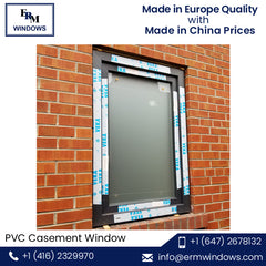 Arch Design Wind Proof UPVC Frame PVC Casement Window on Sale