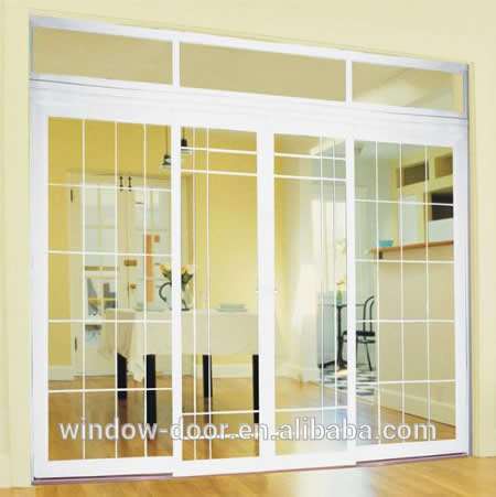 Attractive Style Flat Industrial Pvc Plastic Sliding Extrior PVC Sliding Door on China WDMA