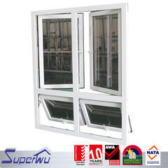 Au & Nz upvc tempered glass double glazed casement windows on China WDMA