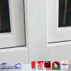 Au & Nz upvc tempered glass double glazed casement windows on China WDMA